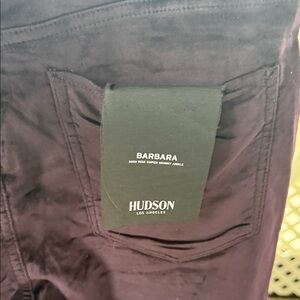 Hudson Jeans Dark Purple Corduroy Pants